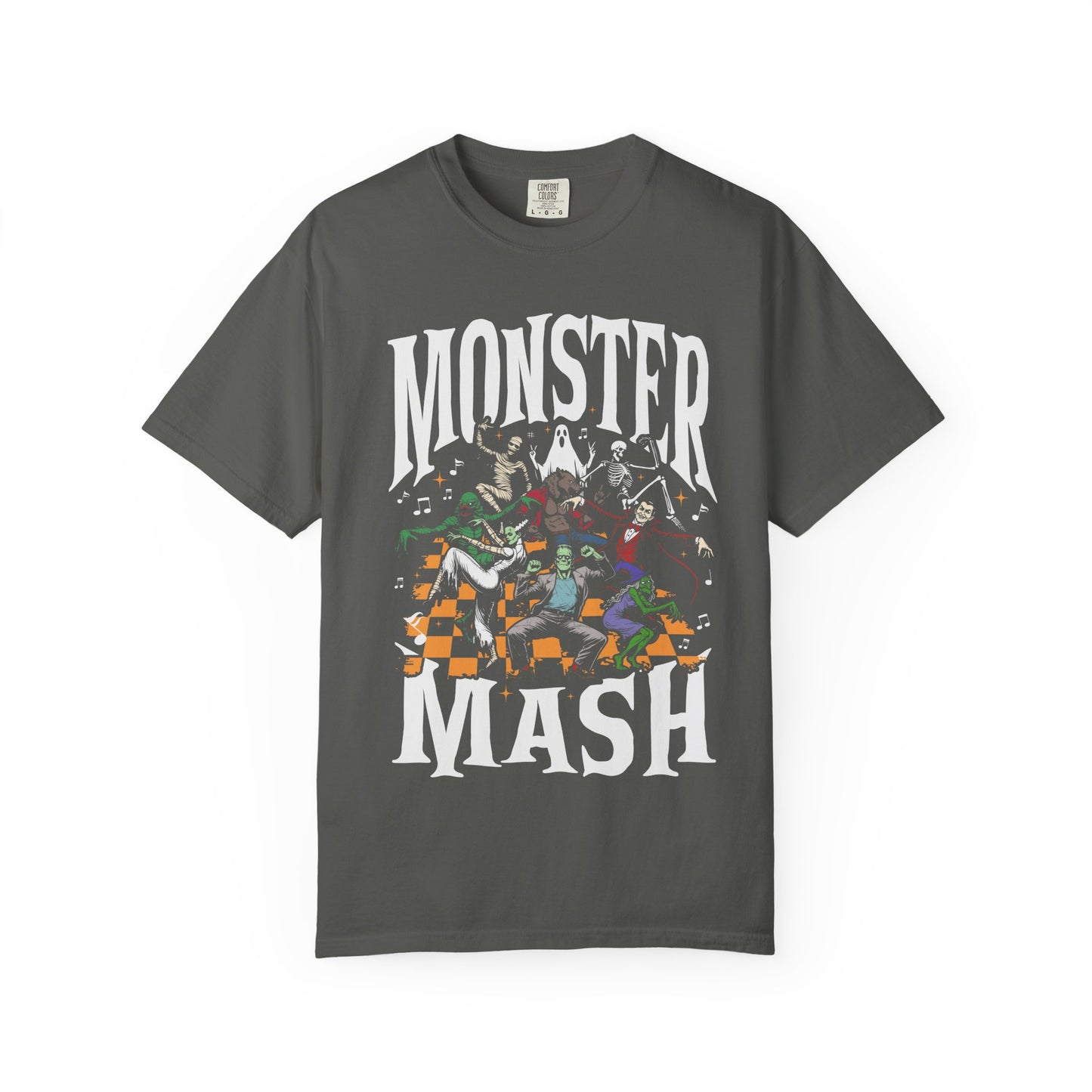 Monster Mash Halloween T-Shirt — Retro Haunted Dance Party Tee