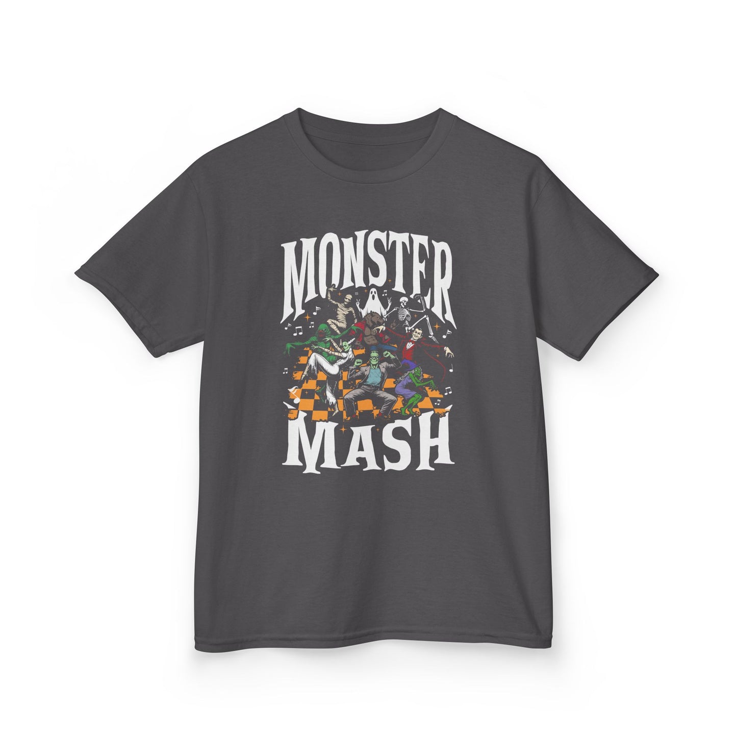 Kids Tee — Playful Monster Maze Graphic ("Monster" Text)