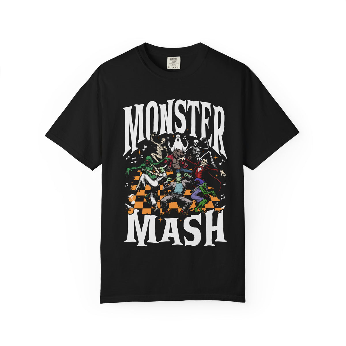 Monster Mash Halloween T-Shirt — Retro Haunted Dance Party Tee
